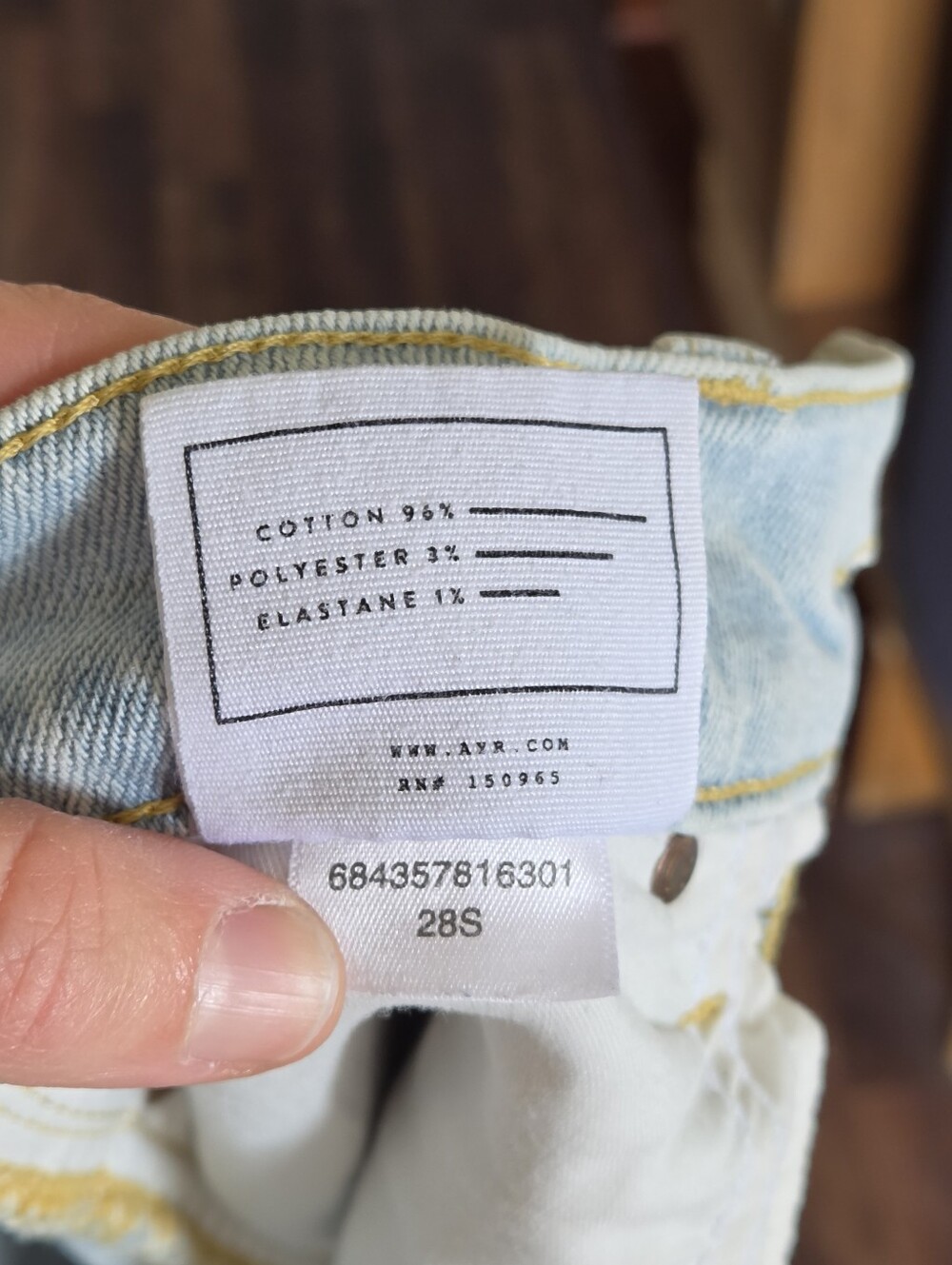 AYR The Sugar Straight Leg Light Wash Distressed Jeans - Picture 8 of 12